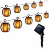 HIGHSAM Solaire Lampes 10 Têtes Guirlandes Lumineuses étincelantes Pour L'extérieur Imperméables -Luminaire solaire Soldes 2022 41562573 1