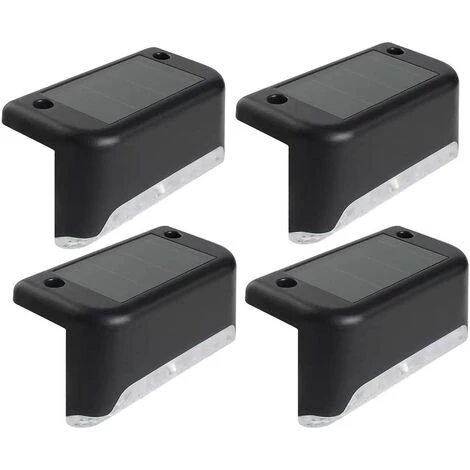 BEARSU Lot De 16 Lampes LED Solaires Pour Escaliers, Cour, Mur, Paysage, Allée, Clôture, Etc. 4 BEARSU Lot De 16 Lampes LED Solaires Pour Escaliers, Cour, Mur, Paysage, Allée, Clôture, Etc. – Image 2