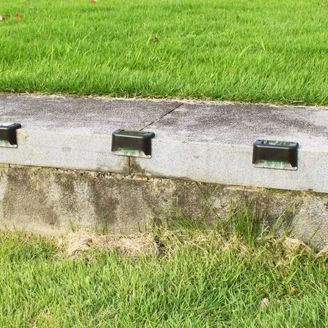 BEARSU Lot De 16 Lampes LED Solaires Pour Escaliers, Cour, Mur, Paysage, Allée, Clôture, Etc. 5 BEARSU Lot De 16 Lampes LED Solaires Pour Escaliers, Cour, Mur, Paysage, Allée, Clôture, Etc. – Image 3