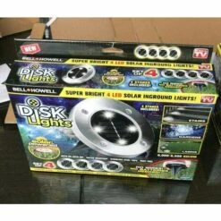 DONTODENT Éclairage Extérieur Solaire Au Sol（blanche Lumière） -Luminaire solaire Soldes 2022 42427128 3