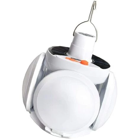 ABCRITAL Ampoule Folding Solaire Lumière Blanche De Charge Led Camping 300W Usb Rechargeable D'Urgence Étanche Jardin Lampe Lumineux Éclairage 3 ABCRITAL Ampoule Folding Solaire Lumière Blanche De Charge Led Camping 300W Usb Rechargeable D'Urgence Étanche Jardin Lampe Lumineux Éclairage