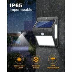 ELLE Lampe Solaire Extérieure Innosinpo 4 Pcs 216 LED 1000 Lumens Lumière Solaire Extérieure Avec Détecteur De Mouvement Grand Angle 300º Éclairage Solaire Extérieur Étanche IP65 Murale Pour Jardin Entrée -Luminaire solaire Soldes 2022 43637166 4