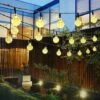 GDRHVFD Guirlande Lumineuse Solaire Extérieure,50Led Étanche Fairy Lights,8 Modes Lumières Guirlande Guinguette,Pour Intérieur / Extérieur, Jardin,Terrasse, Balcon, Mariage, Fête -Luminaire solaire Soldes 2022 44929506 1