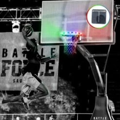 BEARSU Lumières De Cerceau De Basket-ball à LED, Lumière LED De Jante De Basket-ball Télécommandée, 8 Modèles De Lumière Solaire, Phosphorescent, Imperméable, Chaîne Super Brillante, Idéale Pour Les Enfants, Les Adultes Jouant La Nuit à L'extérieur à L'intérieur -Luminaire solaire Soldes 2022 45415630 2