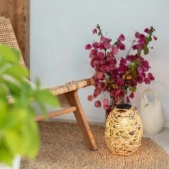 LEDKIA Lampe à Poser LED Extérieure Solaire Rotin Baihar Naturel - Naturel -Luminaire solaire Soldes 2022 45433411 4