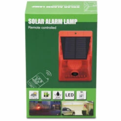 THSINDE Alarme Solaire De Sécurité Clignotante De Mouvement Avec Son Lumière Rouge étanche De Commutation Pour Maison -Luminaire solaire Soldes 2022 46607890 5
