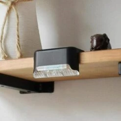 DEVENIRRICHE Lampe De Clôture Solaire étanche, Lumière De Pont Solaire, Lampe D'escalier, Lampes Solaires De Jardin LED IP65 Pour Clôtures D'escalier De Patio (Lumière Chaude-Noir, 12 PCS) -Luminaire solaire Soldes 2022 46888344 4