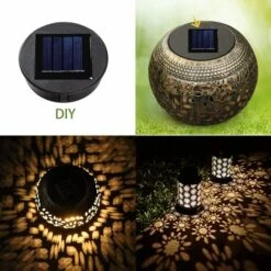 DEVENIRRICHE 2 Pièces Haut De Remplacement Lumière Solaire Pour Lantern Panneau Solaire Couvercle De Lumière Avec Une Ampoule LED,Lanterne Solaire Bricolage Pour Décor De Jardin Extérieur 11 DEVENIRRICHE 2 Pièces Haut De Remplacement Lumière Solaire Pour Lantern Panneau Solaire Couvercle De Lumière Avec Une Ampoule LED,Lanterne Solaire Bricolage Pour Décor De Jardin Extérieur -Luminaire solaire Soldes 2022 46888347 5