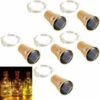 SUPERMARKET Lot De 6 Guirlandes Lumineuses LED Solaire Bouchon De La Bouteille 1m 10 LEDs Fil De Cuivre Lumière Décorative Pour DIY Bouteille/Bar/Guinguette/Chambre/Mariage/Noël/Fête - Blanc Chaud，Superma -Luminaire solaire Soldes 2022 47034877 1