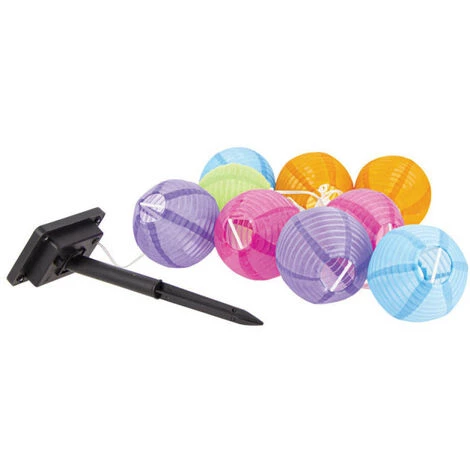 XANLITE - Guirlande LED Solaire, X8 Boules Multicolore, 5m - SOGRL8COLOR 6 XANLITE - Guirlande LED Solaire, X8 Boules Multicolore, 5m - SOGRL8COLOR – Image 4
