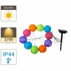XANLITE - Guirlande LED Solaire, X8 Boules Multicolore, 5m - SOGRL8COLOR 11 XANLITE - Guirlande LED Solaire, X8 Boules Multicolore, 5m - SOGRL8COLOR -Luminaire solaire Soldes 2022 47378217 5