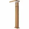 XANLITE - Borne Solaire 50cm IP44 600 Lumens - Détecteur De Mouvements - 3 Modes De Fonctionnement - Finitions Bois - SO1911W -Luminaire solaire Soldes 2022 47378231 1