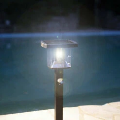 XANLITE - Borne Solaire 50cm IP44 600 Lumens - Détecteur De Mouvements - 3 Modes De Fonctionnement - Noir - SO1811N -Luminaire solaire Soldes 2022 47378233 3