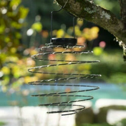 XANLITE - Lanterne Solaire Spirale IP44 - Métal - Noir - SOLASN -Luminaire solaire Soldes 2022 47378410 3