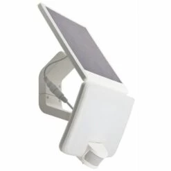XANLITE - Projecteur Solaire IP54 1500 Lumens - Détecteur De Mouvements - Panneau Déportable - Blanc - PRS1500DB