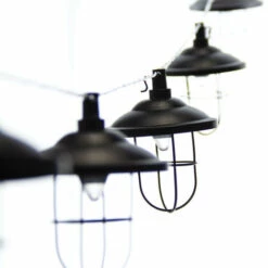 XANLITE - Guirlande Solaire Industrielle 5m IP44 - 10 Boules - Métal - Noir - GRL5INDUS -Luminaire solaire Soldes 2022 47378843 5