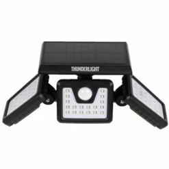 TERRE JARDIN Projecteur Mural Solaire 3 Têtes Avec Détecteur De Mouvement -Luminaire solaire Soldes 2022 47901547 4