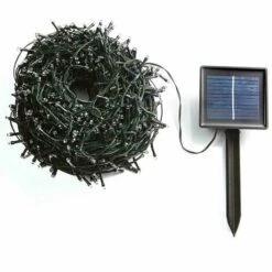 La Boutique De Noel Guirlande Solaire à LED Multifonction Blanc Froid 5.9 Mètres - Blanc Froid