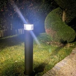 LUMIHOME Borne Led Solaire Orion 150 Lumens - Finition Noire 50 Cm - Avec Détecteur De Présence - Garantie 3 Ans -Luminaire solaire Soldes 2022 50301933 3