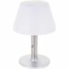 SPETEBO Lampe De Table Solaire - Blanc / Argent -Luminaire solaire Soldes 2022 50603465 1