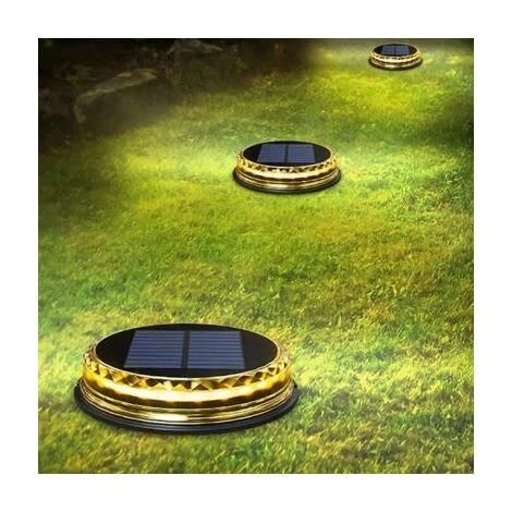 SILAMP Spot à Piquer LED Solaire Pour Jardin 5.5V 1W IP66 (Lot De 4) - Blanc Chaud 2300k - 3500k 3 SILAMP Spot à Piquer LED Solaire Pour Jardin 5.5V 1W IP66 (Lot De 4) - Blanc Chaud 2300k - 3500k
