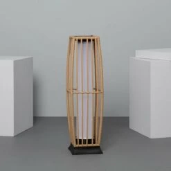 LEDKIA Lampadaire LED Extérieur Solaire Arley Naturel - Naturel