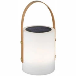 ETC-SHOP Lampe De Table Extérieur Batterie Lampe De Table De Jardin Extérieur USB Rechargeable Lumière Solaire Décoration Jardin, Télécommande Dimmable Changement Couleur Portable, 1x LED 0.5W, DxH 16x34 Cm