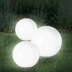 TERRE JARDIN Boule Lumineuse Solaire Pour Jardin 20 Cm -Luminaire solaire Soldes 2022 5143772 3