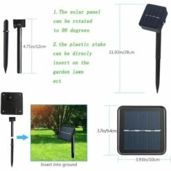 Bande LED Guirlande Tube Lumineuse Solaire,Triomphe Etanche 12M 100LED Solaire Ruban Lumineux Fil De Cuivre Tuyau De Lumière Pour Extérieur Mariage Maison Fête Noël Décoration (Blanc) 11 Bande LED Guirlande Tube Lumineuse Solaire,Triomphe Etanche 12M 100LED Solaire Ruban Lumineux Fil De Cuivre Tuyau De Lumière Pour Extérieur Mariage Maison Fête Noël Décoration (Blanc) -Luminaire solaire Soldes 2022 52079151 5