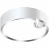 QERSTA Plafonnier LED Avec Détecteur De Mouvement Fonctionne Avec Des Piles IP64 Rond Intérieur Extérieur Montage Encastré Pour Cuisine, Chambre, Salle De Bain, Couloir(Piles Non Incluse)
