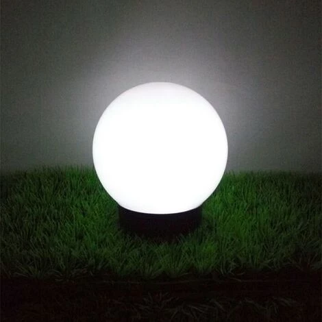 BRICOLINE Lampe De Jardin Solaire GB168 - Boule 30x30x63 Cm, LED Blanche 5 BRICOLINE Lampe De Jardin Solaire GB168 - Boule 30x30x63 Cm, LED Blanche – Image 3
