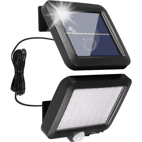 DENUOTOP Spot Solaire Exterieur, Sans Fil Éergie Solaire étanche IP65 Lampes De Sécurité, Lumière Solaire De Jardin à 120 ° Avec Câble De 5 M Pour Porche, Jardin, Cour 3 DENUOTOP Spot Solaire Exterieur, Sans Fil Éergie Solaire étanche IP65 Lampes De Sécurité, Lumière Solaire De Jardin à 120 ° Avec Câble De 5 M Pour Porche, Jardin, Cour