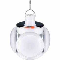 KARTOKNER Lanterne De Camping Lampe Torche Camping Solaire Lanterne LED Rechargeable Lanterne LED Portable Lampe De Camping 6000 MAh Avec Câble USB Pour Camping,Travaux,Chasse,Tente, Pêche,Randonnée