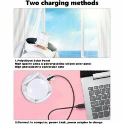 KARTOKNER Lanterne De Camping Lampe Torche Camping Solaire Lanterne LED Rechargeable Lanterne LED Portable Lampe De Camping 6000 MAh Avec Câble USB Pour Camping,Travaux,Chasse,Tente, Pêche,Randonnée -Luminaire solaire Soldes 2022 52827406 3