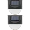 Pack De 2 Appliques Solaires Rectangulaires 2 X 6 Lumens - EZ SOLAR -Luminaire solaire Soldes 2022 52881792 1