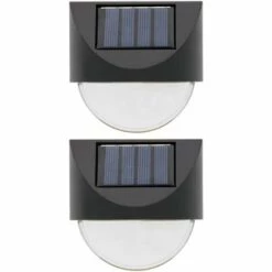 Pack De 2 Appliques Solaires Rectangulaires 2 X 6 Lumens - EZ SOLAR