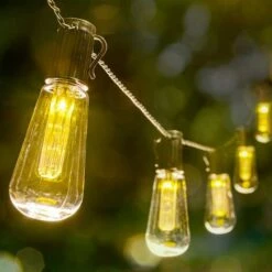 EZ-SOLAR Guirlande Solaire LED Edison IP44 - EZ SOLAR