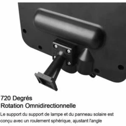 DECKON Lampe Solaire Extérieur Avec Détecteur De Mouvements Infrarouge, Projecteur LED Extérieur Avec Detecteur, Eclairage De Sécurité, Étanche , Pour Jardin, Entrepôt, Entrée -Luminaire solaire Soldes 2022 53078892 4