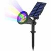 TINOR 7 LED Lampe Solaire, Solaire Projecteur Avec 7 Couleurs Changent, Extérieur Sans Fil Etanche IP65 Lampe Jardin Avec 180° Réglable Spot Solaire Extérieur Pour Jardin, Cour, Extérieur, Chemin -Luminaire solaire Soldes 2022 54092681 1