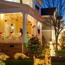 THSINDE Guirlande Lumineuse Solaire, 5M 50 LED Exterieur Étanche Lampe Solaire Pour Jardin, Terrasse, Cour, Maison, Arbre De Noël, Fête Party Décoration (Blanc Chaud) [Classe énergétique A+++] Télécommande -Luminaire solaire Soldes 2022 54712103 5