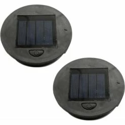 MONLY Lampes Solaires LED, Lumières Blanches Chaudes Haute Luminosité, Lampes Solaires De Remplacement Pour Décorations De Table De Salle à Manger (2 Pièces)