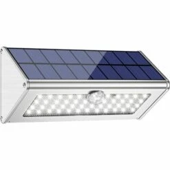 HKLFFJA Lampe Solaire Extérieur 3000 Lumens IP65 étanche Sans Fil Spot Solaire Lumière 4500mAh, 46 LED Lumiere Projecteur Solaire Exterieur Pour Jardin
