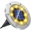 AXHUP 8 Pack Lumière Solaire Extérieur 8 LED Luminaire Jardin Au Sol Eclairage 3000K Etanche Lumière Blanc Chaud -Luminaire solaire Soldes 2022 55577039 1