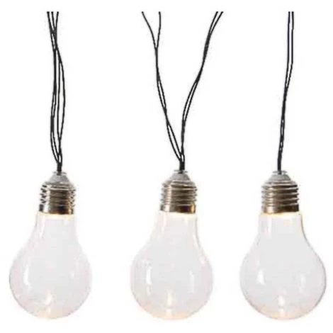 JARDIDECO Guirlande Lumineuse Solaire 10 Ampoules Led Blanc Chaud - Blanc Chaud 3 JARDIDECO Guirlande Lumineuse Solaire 10 Ampoules Led Blanc Chaud - Blanc Chaud
