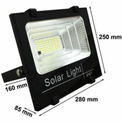 Projecteur Solaire LED 100W Dimmable Avec Détecteur (Panneau+ Télécommande Inclus) - Blanc Froid 6000K - 8000K - SILUMEN 11 Projecteur Solaire LED 100W Dimmable Avec Détecteur (Panneau+ Télécommande Inclus) - Blanc Froid 6000K - 8000K - SILUMEN -Luminaire solaire Soldes 2022 56326502 5