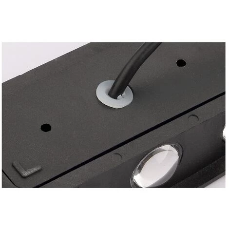 HANBING Applique Murale D'extérieur à LED Applique Murale D'intérieur Et D'extérieur Capteur De Corps Humain (lumière Blanche Noire) 6 HANBING Applique Murale D'extérieur à LED Applique Murale D'intérieur Et D'extérieur Capteur De Corps Humain (lumière Blanche Noire) – Image 4