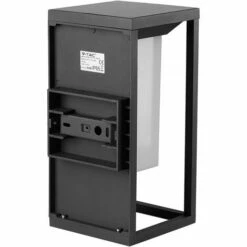 V-TAC Lampe Solaire LED à Puce Samsung Pour Mur Extérieur 2W Capteur De Mouvement Crépusculaire Rectangulaire Et Mode De Luminosité Constante 3000K -Luminaire solaire Soldes 2022 56856968 3