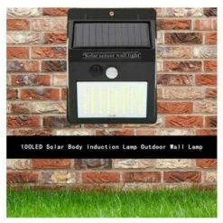 MONLY 4*Lampe Solaire Extérieur, Lumière Solaire Etanche éclairage Solaire ,avec Détecteur De Mouvement Lampe, De Sécurité Sans Fil Lampe Mural Pour Jardin. -Luminaire solaire Soldes 2022 57218789 3