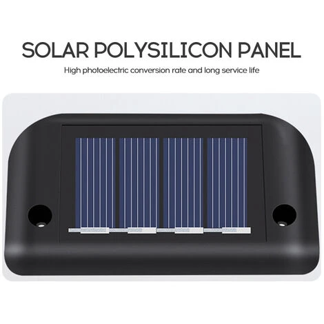 TANCYCO Lampes Solaires Extérieures Étanches Jardin Escaliers Clôture Lumière Chaude Route Goujon Lampe Pour Jardin Paysage Rue Voie (Lot De 1 Lumière Chaude Noire) 7 TANCYCO Lampes Solaires Extérieures Étanches Jardin Escaliers Clôture Lumière Chaude Route Goujon Lampe Pour Jardin Paysage Rue Voie (Lot De 1 Lumière Chaude Noire) – Image 5