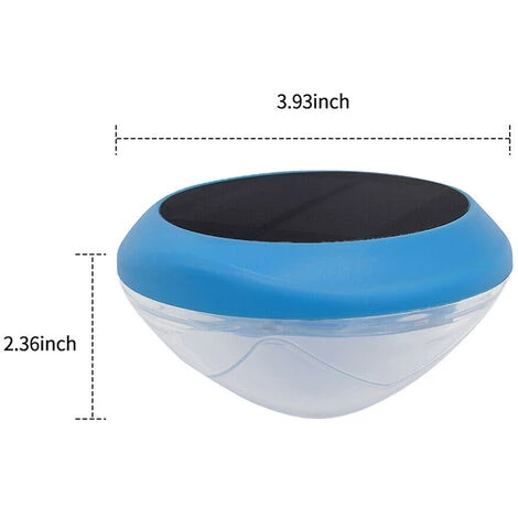 SWAGX Spot Pour Piscine Solaire Lumière étang Flottante LED Colorée 4 SWAGX Spot Pour Piscine Solaire Lumière étang Flottante LED Colorée – Image 2